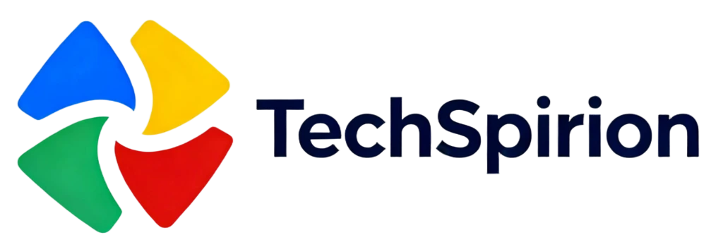 TechSpirion company logo representing IT, web development, and digital solutions.